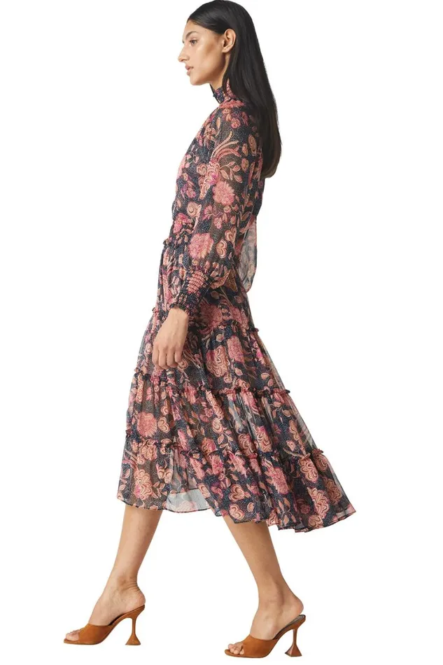 MISA Los Angeles Tops Women ALEXIS TOP Flora Dot