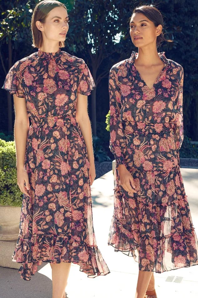 MISA Los Angeles Tops Women ALEXIS TOP Flora Dot