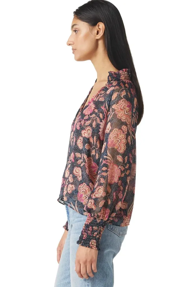 MISA Los Angeles Tops Women ALEXIS TOP Flora Dot