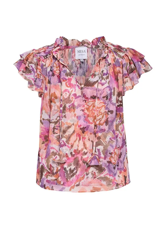 MISA Los Angeles Tops Women ALMA TOP Sunset Blooms