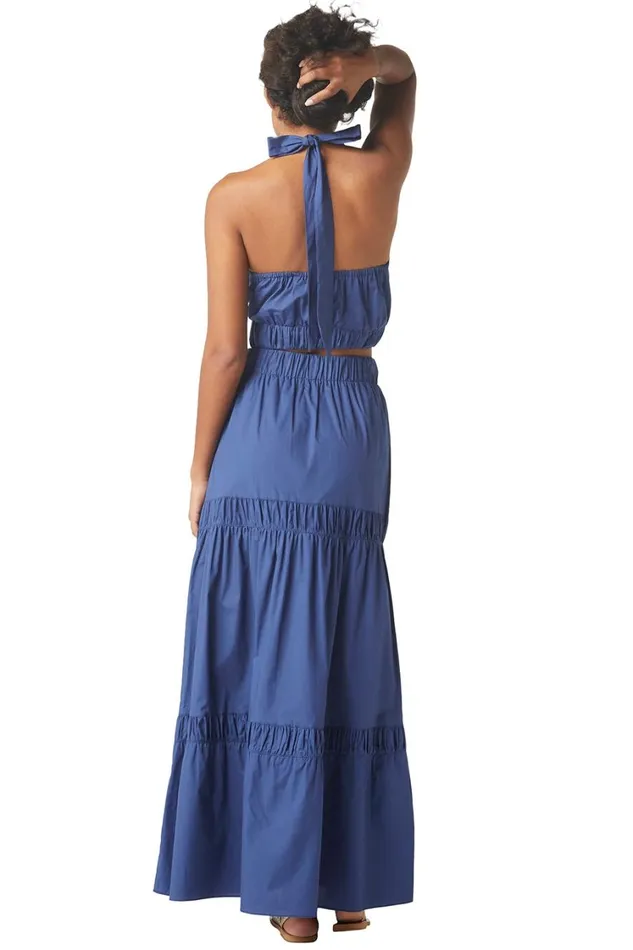 MISA Los Angeles Tops Women ESMINA TOP Indigo Blue