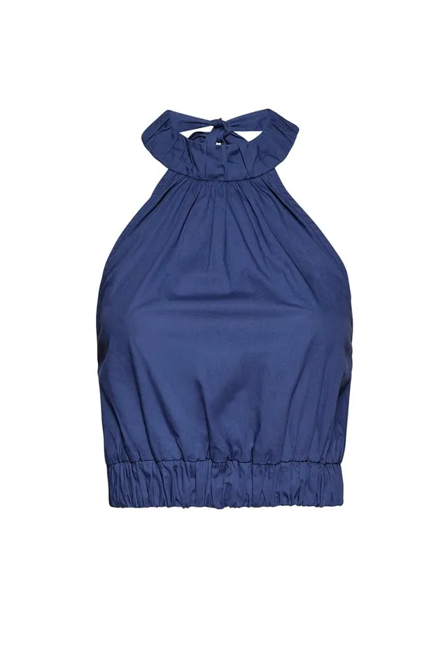 MISA Los Angeles Tops Women ESMINA TOP Indigo Blue