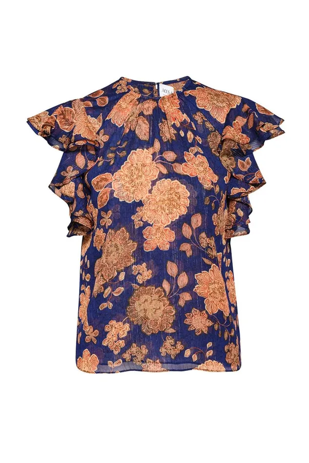 MISA Los Angeles Tops Women GALETA TOP Blue Marigold