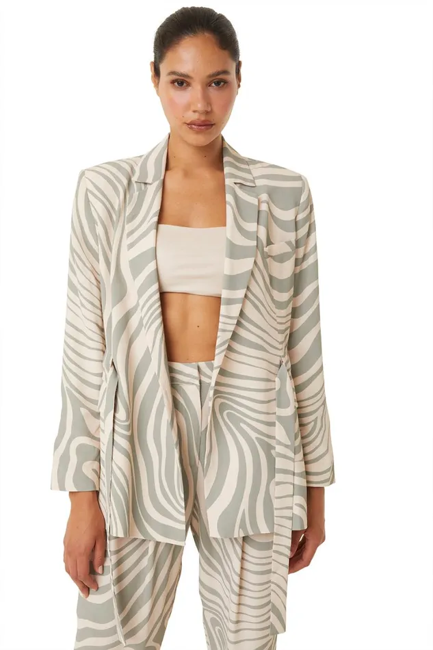 MISA Los Angeles Tops Women KELSEY JACKET Ivory