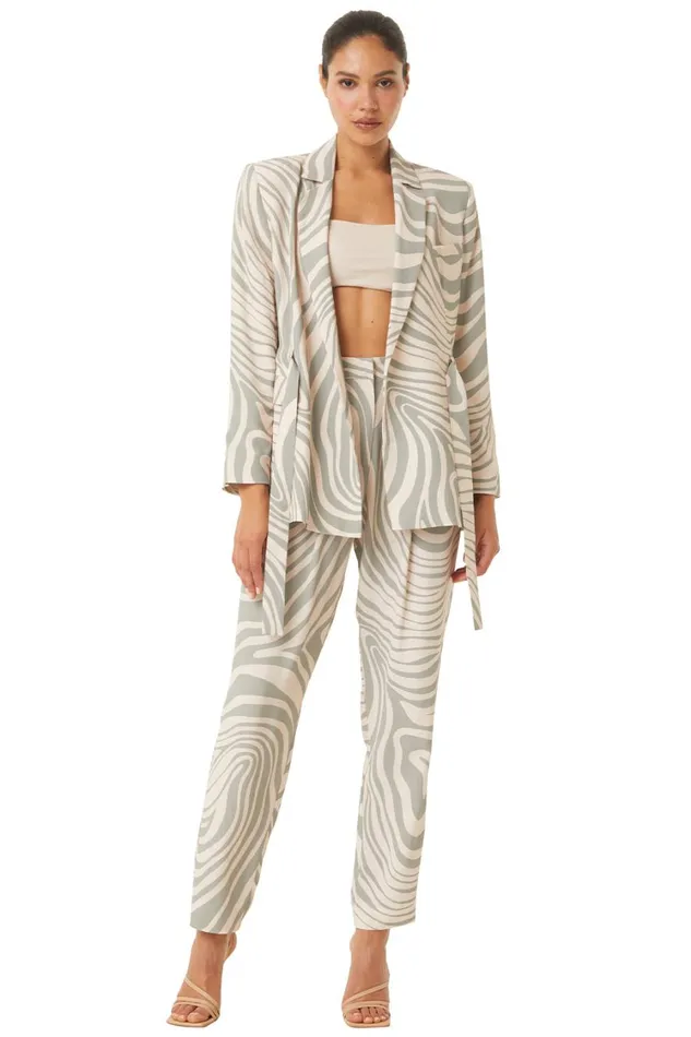 MISA Los Angeles Tops Women KELSEY JACKET Ivory