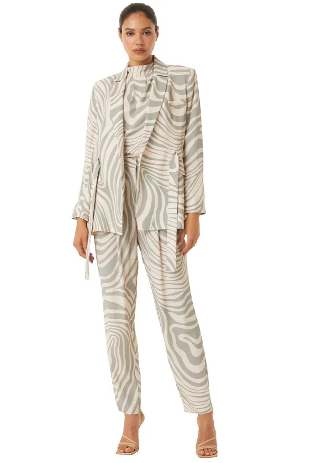 MISA Los Angeles Tops Women KELSEY JACKET Ivory