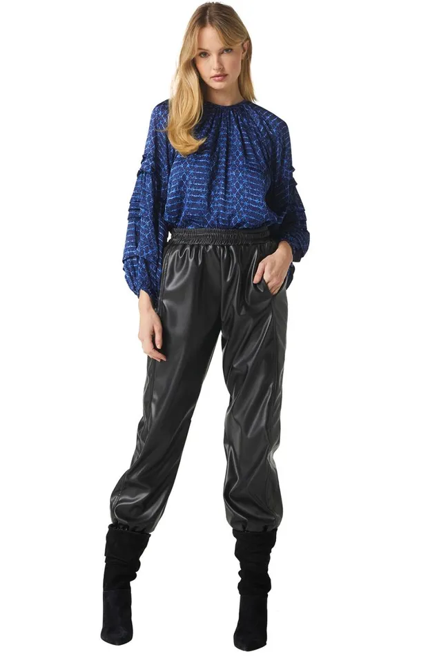 MISA Los Angeles Tops Women VICTOIRE TOP Midnight Shibori