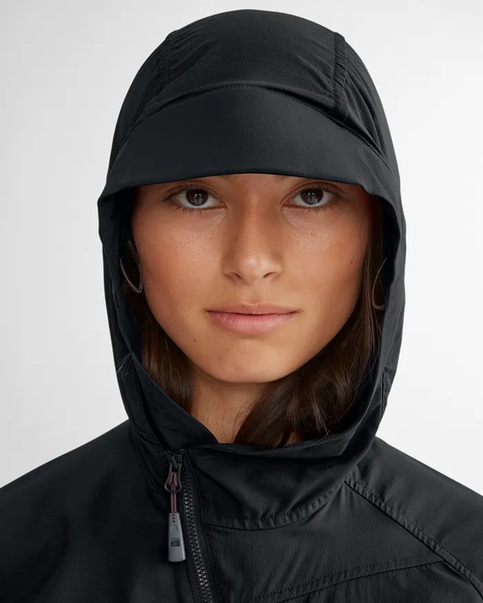 Nal Hooded Windbreaker Jacket Swamp Green Women Klttermusen Wind Resistant Jackets