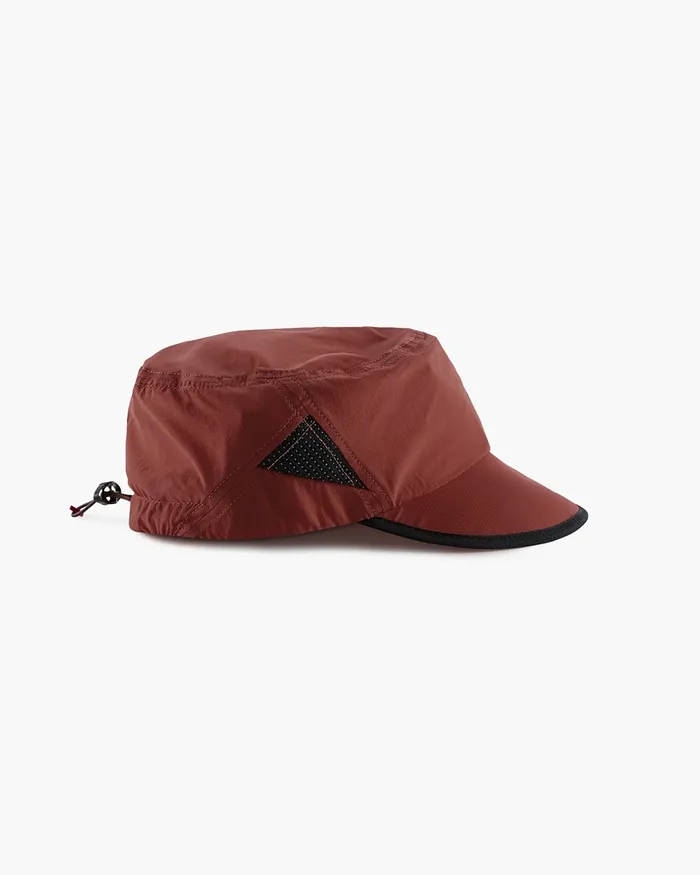Nal Windbreaker Cap Madder Red MenWomen Klttermusen Hats and Caps