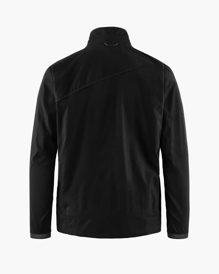 Nal Windbreaker Jacket Black Men Klttermusen Wind Resistant Jackets