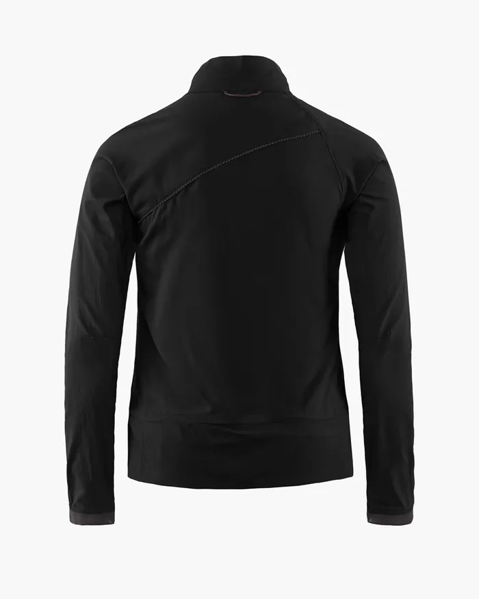 Nal Windbreaker Jacket Black Women Klttermusen Wind Resistant Jackets