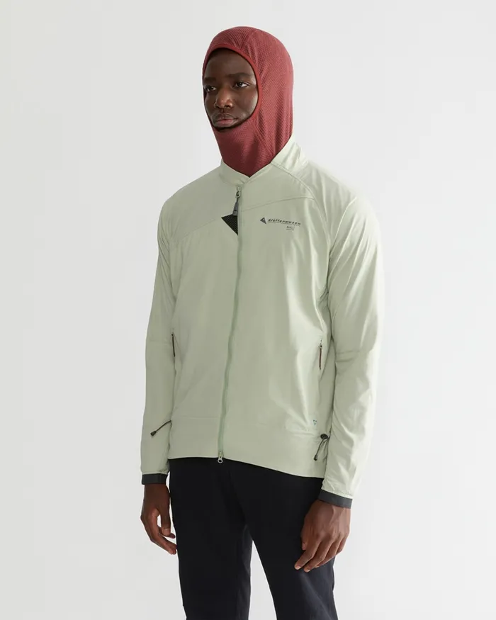 Nal Windbreaker Jacket Swamp Green Men Klttermusen Wind Resistant Jackets