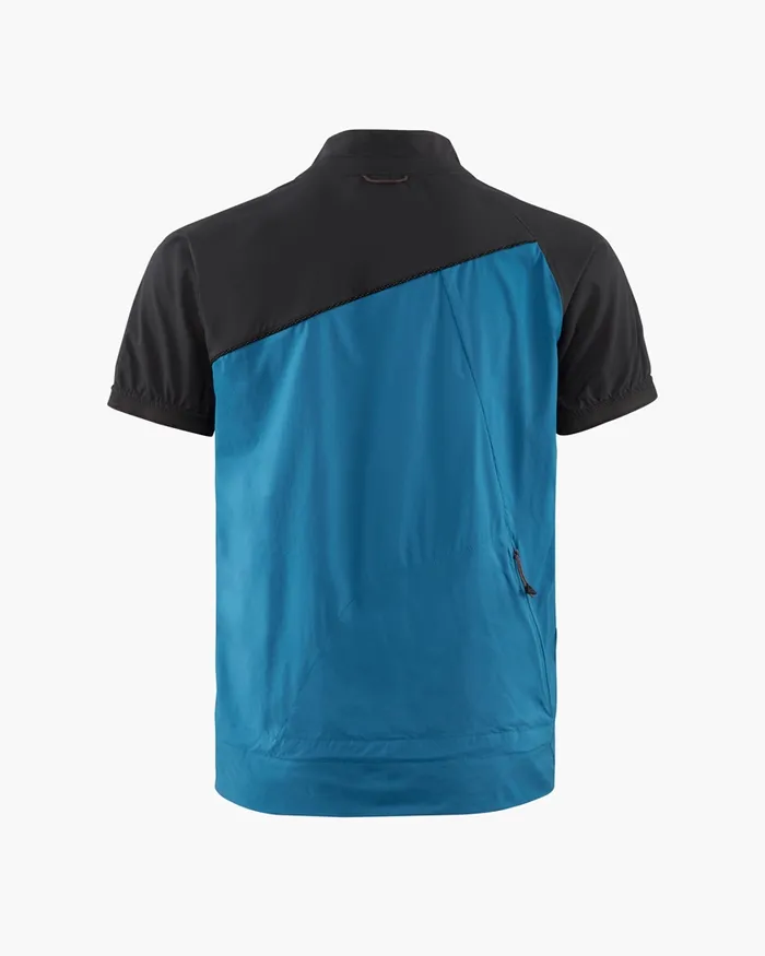 Nal Windbreaker Tee Blue Sapphireraven Men Klttermusen TShirts