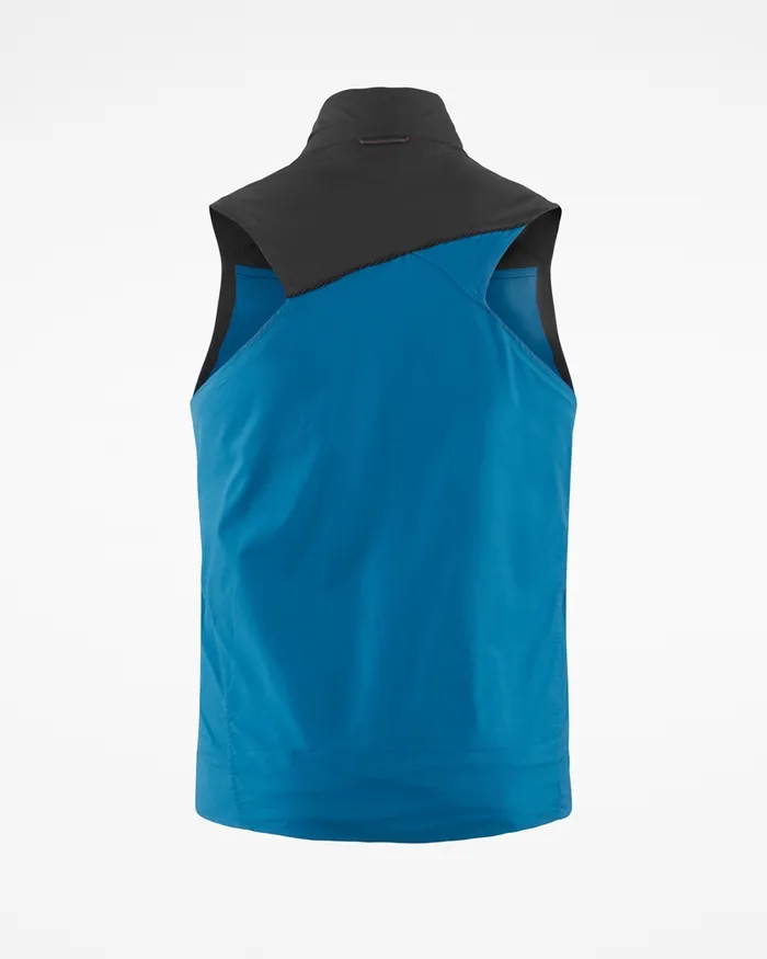 Nal Windbreaker Vest Blue Sapphireraven Men Klttermusen Vests