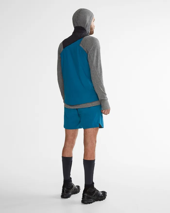 Nal Windbreaker Vest Blue Sapphireraven Men Klttermusen Vests