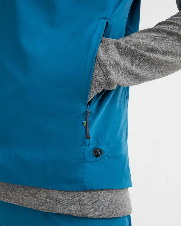 Nal Windbreaker Vest Blue Sapphireraven Men Klttermusen Vests