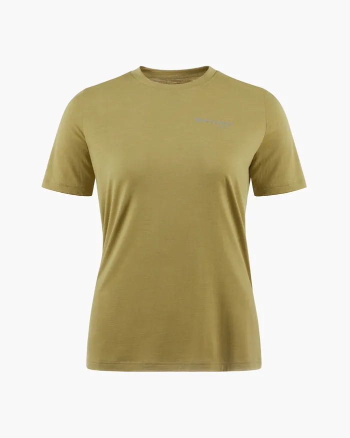 Narfi Short Sleeve Tee Cedar Green Women Klttermusen TShirts