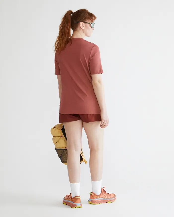 Narfi Short Sleeve Tee Cedar Green Women Klttermusen TShirts
