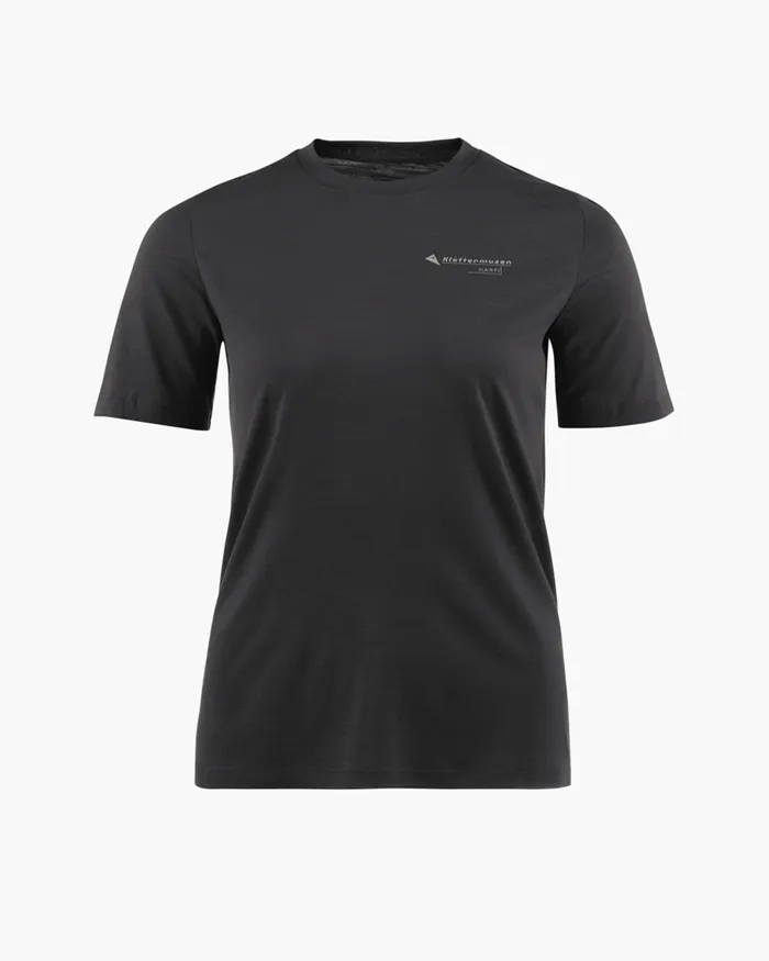Narfi Short Sleeve Tee Raven Women Klttermusen TShirts