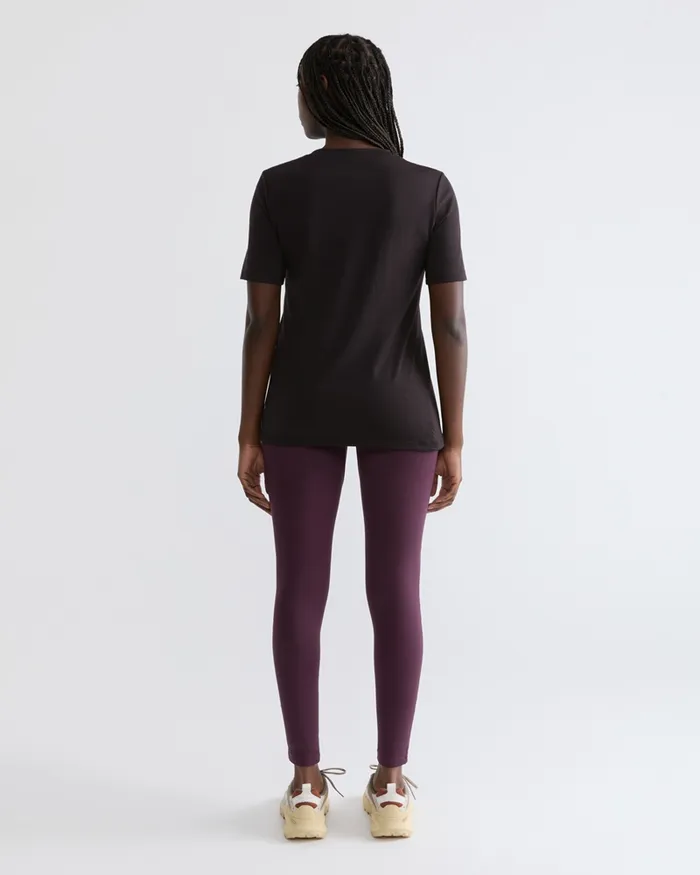 Narfi Short Sleeve Tee Raven Women Klttermusen TShirts