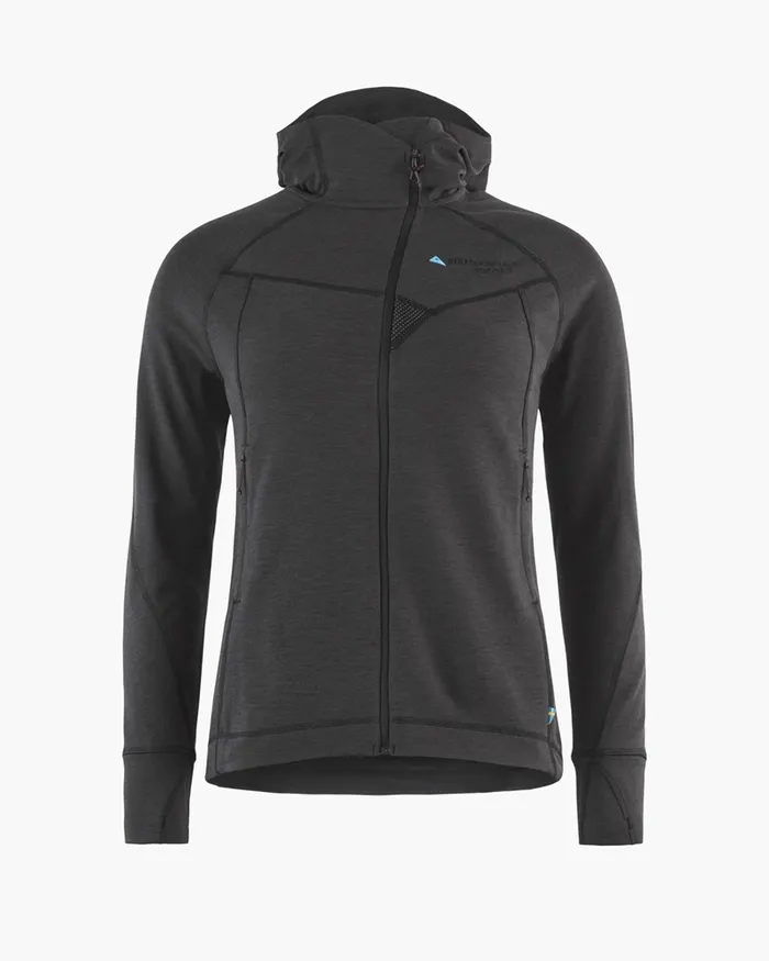 Njorun 20 Hoodie Raven Women Klttermusen Fleeces and Sweaters
