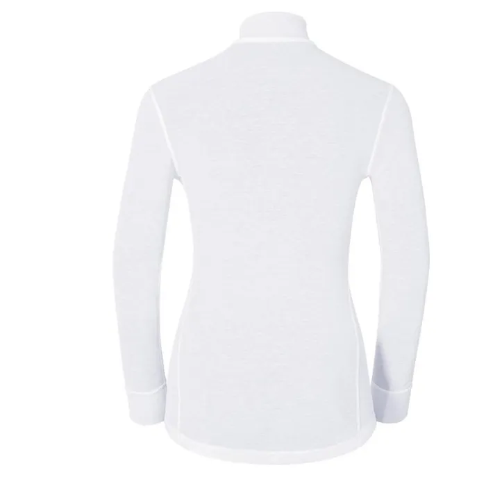 Odlo Base Layers Active Warm Turtleneck LongSleeve Base Layer Top White 8211 Women