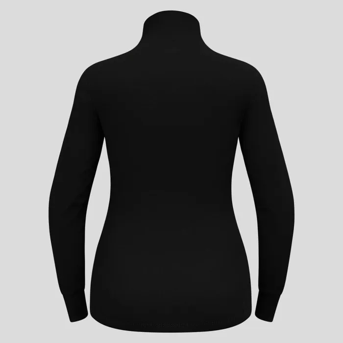 Odlo Base Layers The Active Warm Base Layer HalfZip Black 8211 Women
