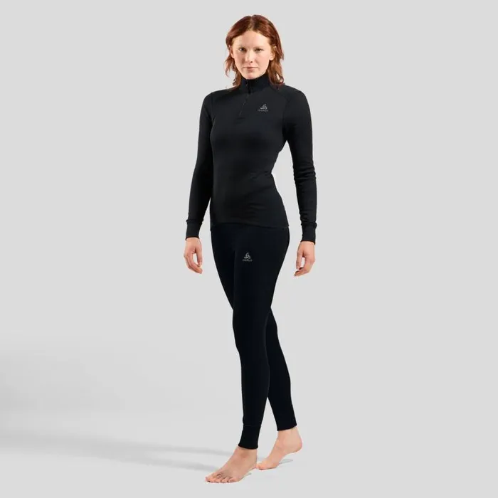 Odlo Base Layers The Active Warm Base Layer HalfZip Black 8211 Women