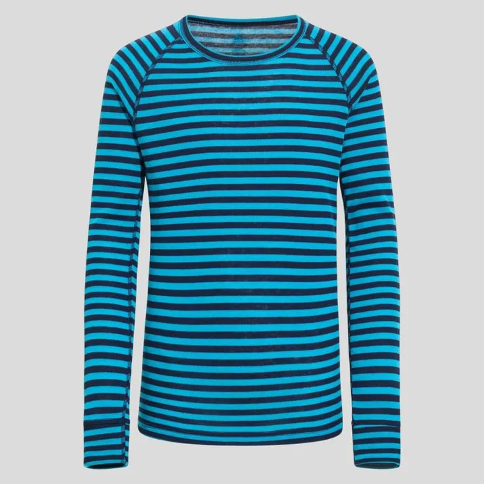 Odlo Base Layers The Active Warm Base Layer Set Blue Jewel 8211 Peacoat 8211 Kids Odlo Base Layers The Active Warm Base Layer Set Blue Jewel 8211 Peacoat 8211 Kids