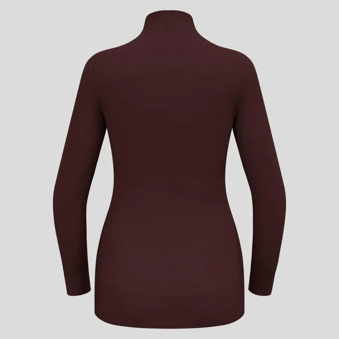 Odlo Base Layers The Active Warm Base Layer Turtleneck Fudge 8211 Women