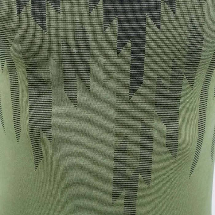 Odlo Base Layers The Active Warm Graphic Base Layer Top Matte Green 8211 Men
