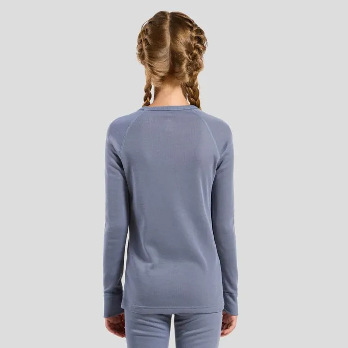 Odlo Base Layers The Active Warm Heritage Base Layer Set Folkstone Gray 8211 Kids