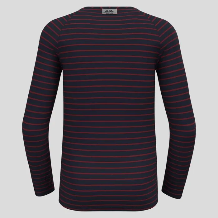 Odlo Base Layers The Active Warm Originals Base Layer Top Dark Sapphire 8211 Sundried Tomato 8211 Men