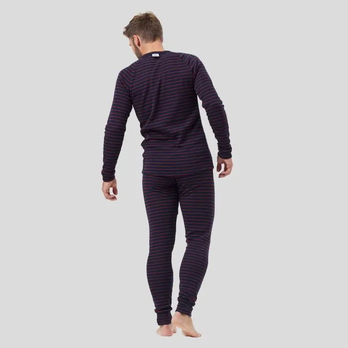 Odlo Base Layers The Active Warm Originals Base Layer Top Dark Sapphire 8211 Sundried Tomato 8211 Men