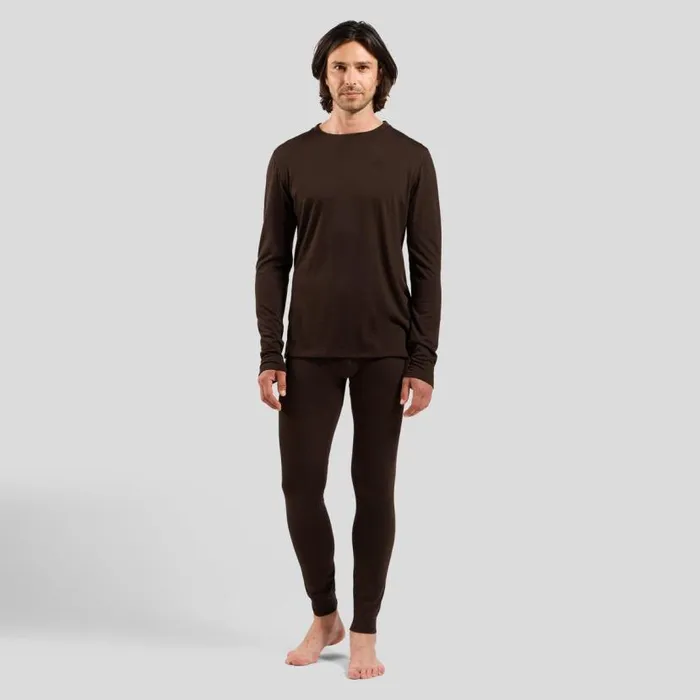 Odlo Base Layers The Natural Merino 160 Base Layer Bottoms Fudge 8211 Men