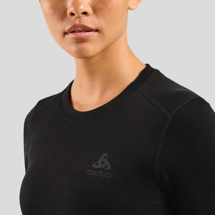 Odlo Base Layers The Natural Merino 160 Base Layer Top Black 8211 Women