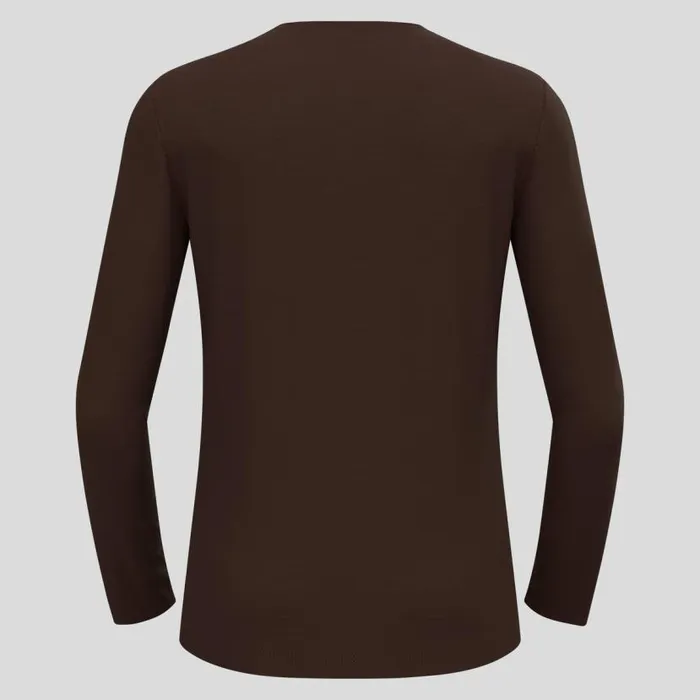 Odlo Base Layers The Natural Merino 160 Base Layer Top Fudge 8211 Men