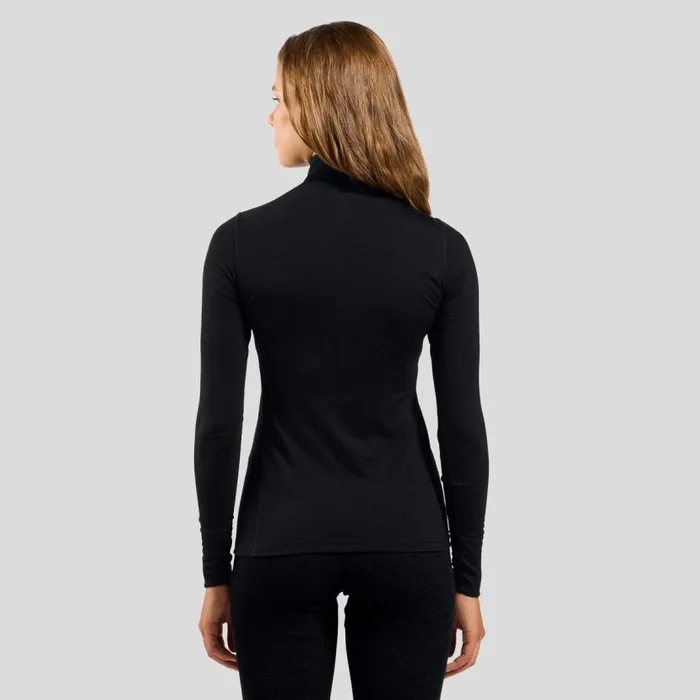 Odlo Base Layers The Natural Merino 200 Base Layer HalfZip Black 8211 Women