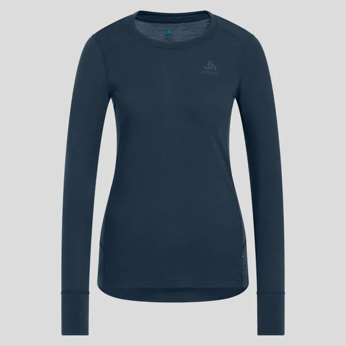 Odlo Base Layers The Natural Merino Warm Base Layer Set Blue Wing Teal 8211 Blue Ashes 8211 Women