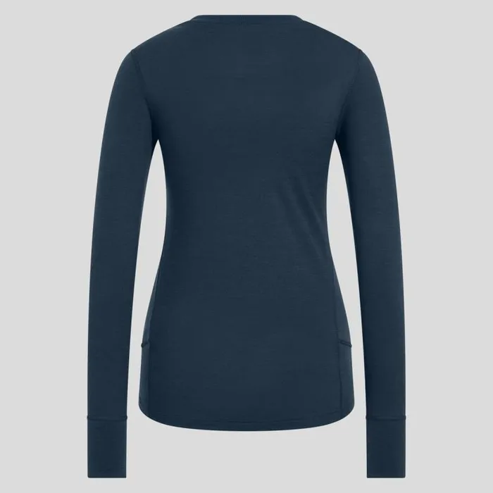 Odlo Base Layers The Natural Merino Warm Base Layer Set Blue Wing Teal 8211 Blue Ashes 8211 Women
