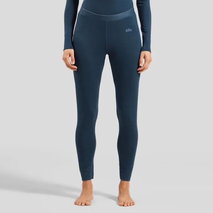 Odlo Base Layers The Natural Merino Warm Base Layer Set Blue Wing Teal 8211 Blue Ashes 8211 Women