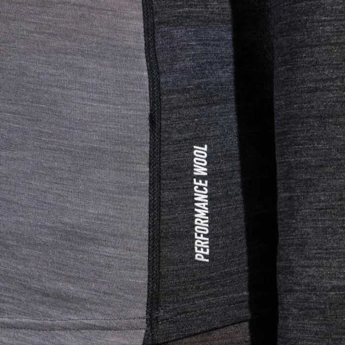 Odlo Base Layers The Performance Wool 150 Base Layer HalfZip Grey Melange 8211 Dark Grey Melange 8211 Women
