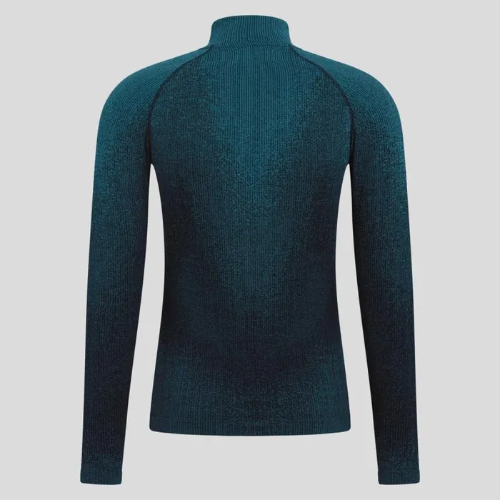 Odlo Base Layers The Pow Blackcomb Base Layer HalfZip Provincial Blue 8211 Men