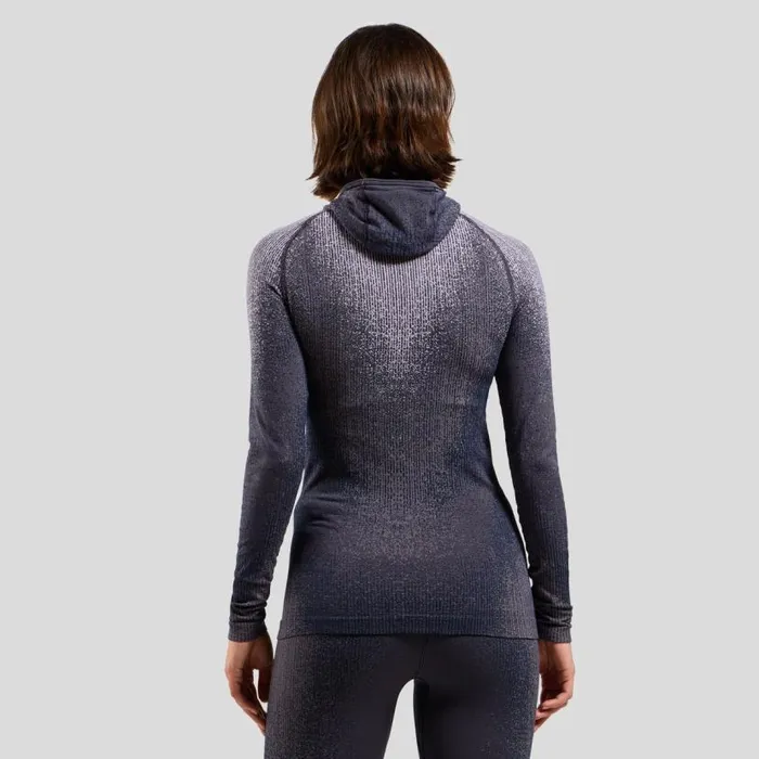Odlo Base Layers The Pow Blackcomb Base Layer With Facemask Gray Ridge 8211 Women