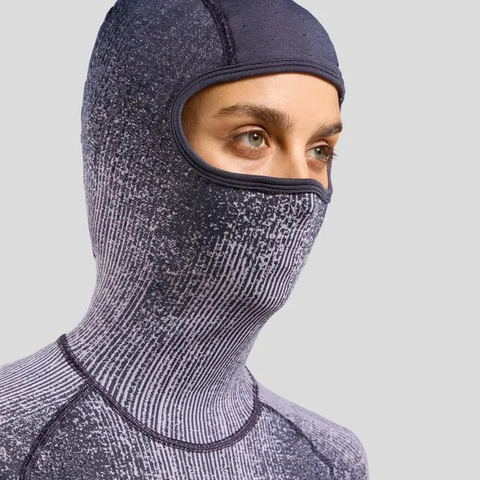 Odlo Base Layers The Pow Blackcomb Base Layer With Facemask Gray Ridge 8211 Women