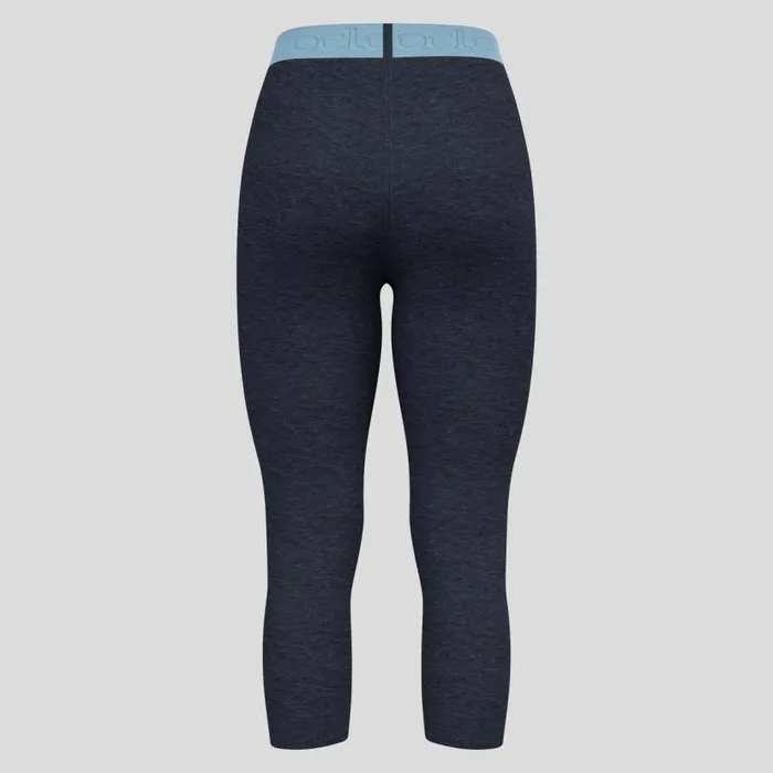 Odlo Base Layers The Revelstoke Performance Wool Warm 34 Bottoms Provincial Blue 8211 Dark Sapphire Melange 8211 Women