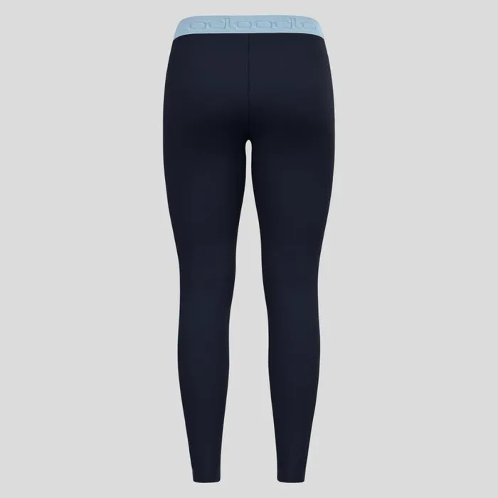 Odlo Base Layers The Revelstoke Performance Wool Warm Base Layer Bottoms Provincial Blue 8211 Dark Sapphire Melange 8211 Women