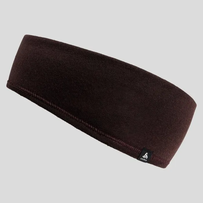 Odlo Headwear and Gloves The Merino Warm Headband Fudge 8211 WomenMen