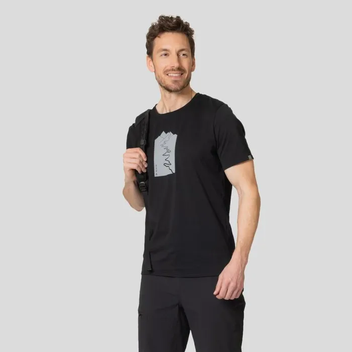Odlo Hiking The Nikko Trailhead TShirt Black 8211 Men