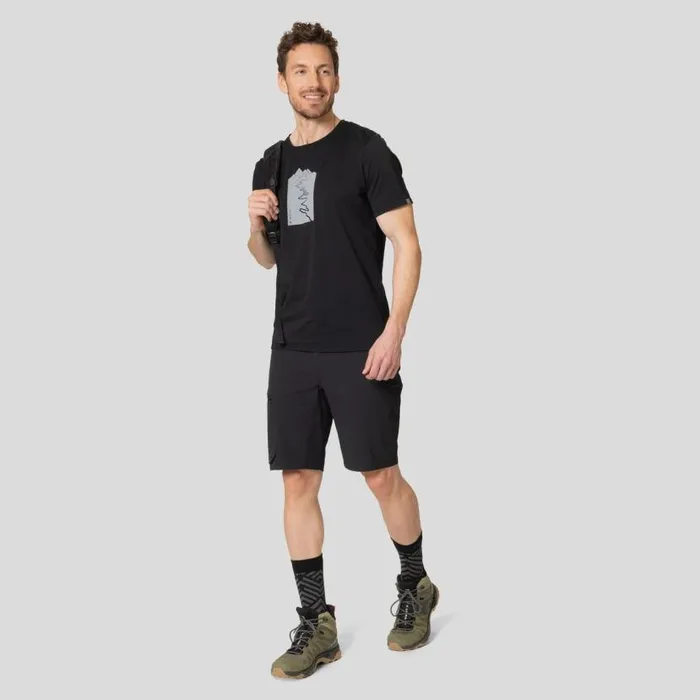 Odlo Hiking The Nikko Trailhead TShirt Black 8211 Men